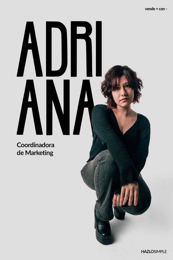 Adriana, Coordinadora de Marketing